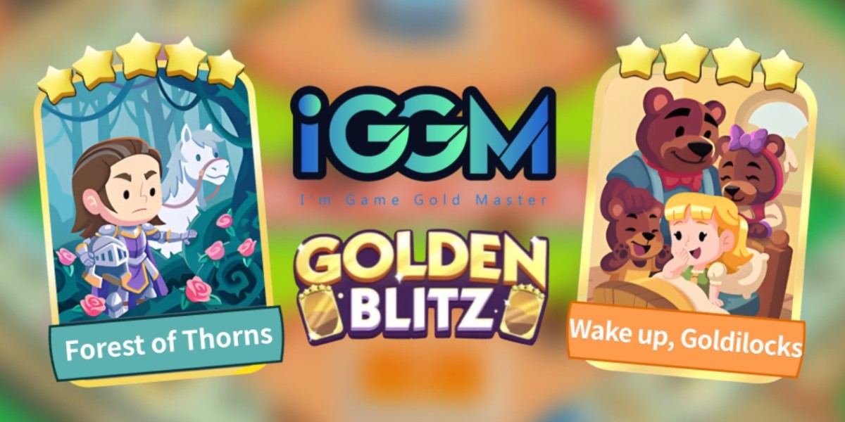 Pre-Order 2 Monopoly Go Gold Cards At IGGM.com: Wake up, Goldilocks & Forest of Thorns (May 24)